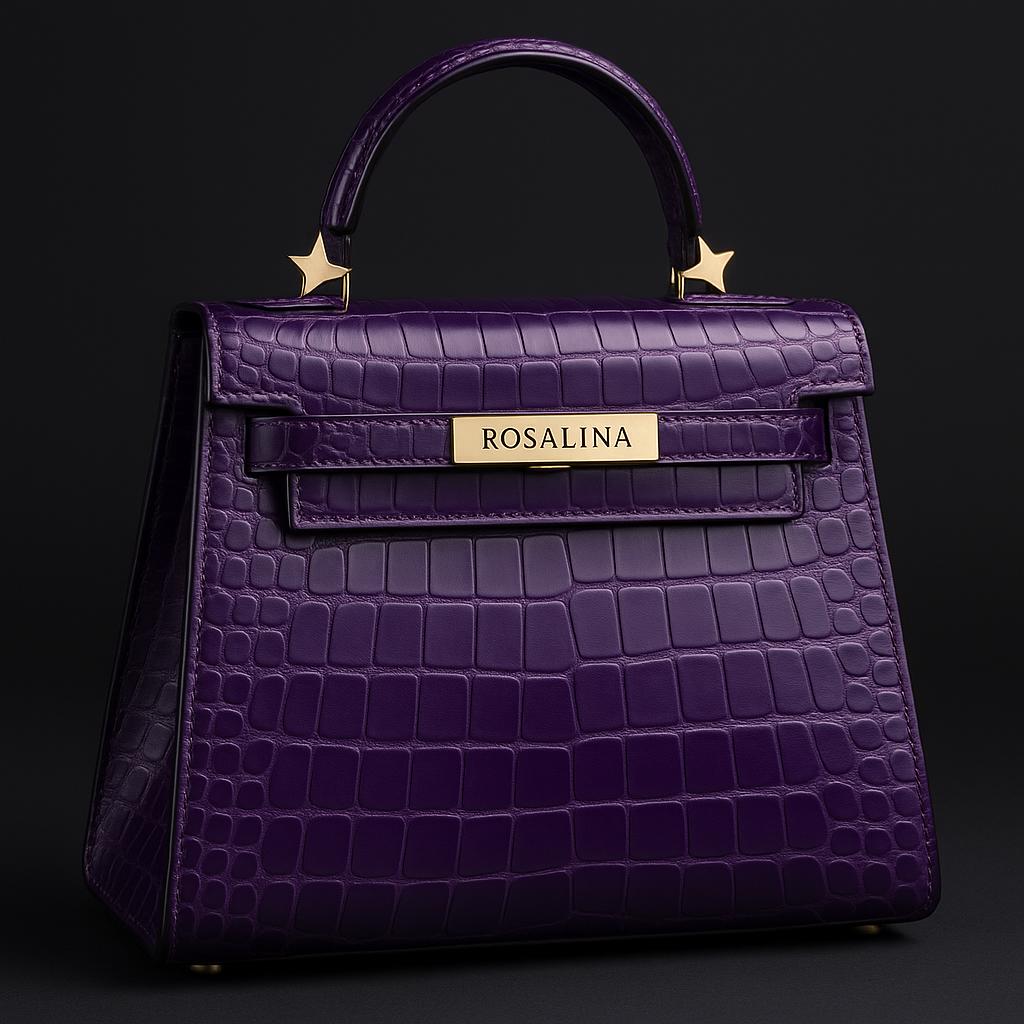 Crocodile hand made bag